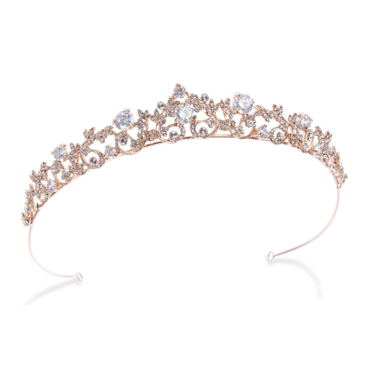 Accessoire cheveux mariée Clementine Or rose - Diadème Collection - MP Paris