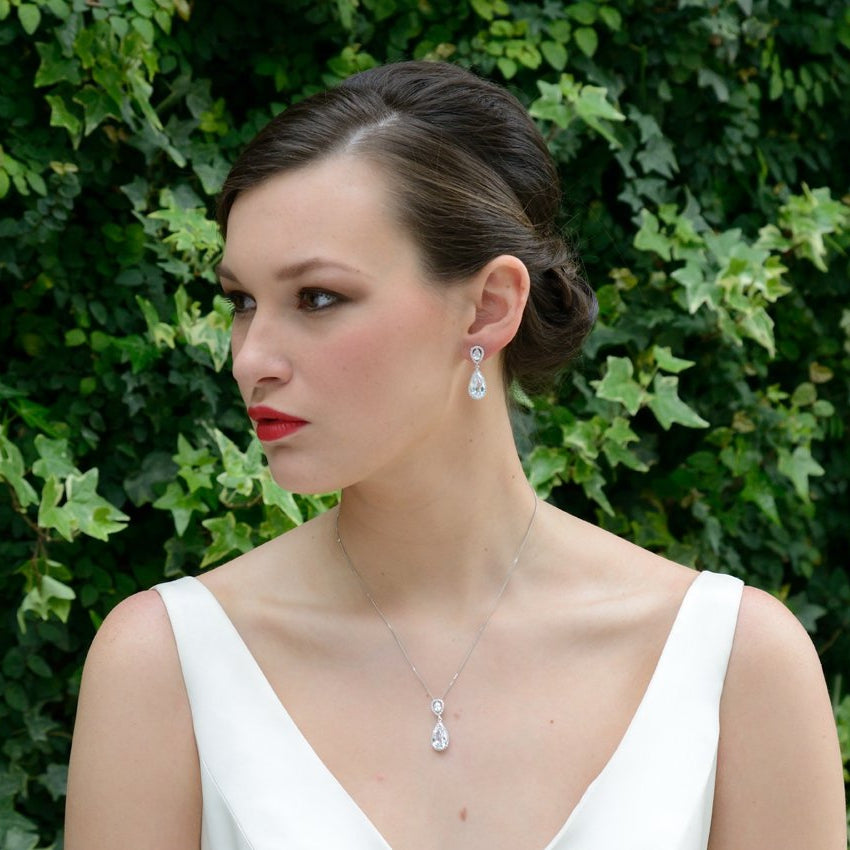 Parure Collier - Boucles d&#39;oreilles&lt;br&gt;Bacall - MP Paris