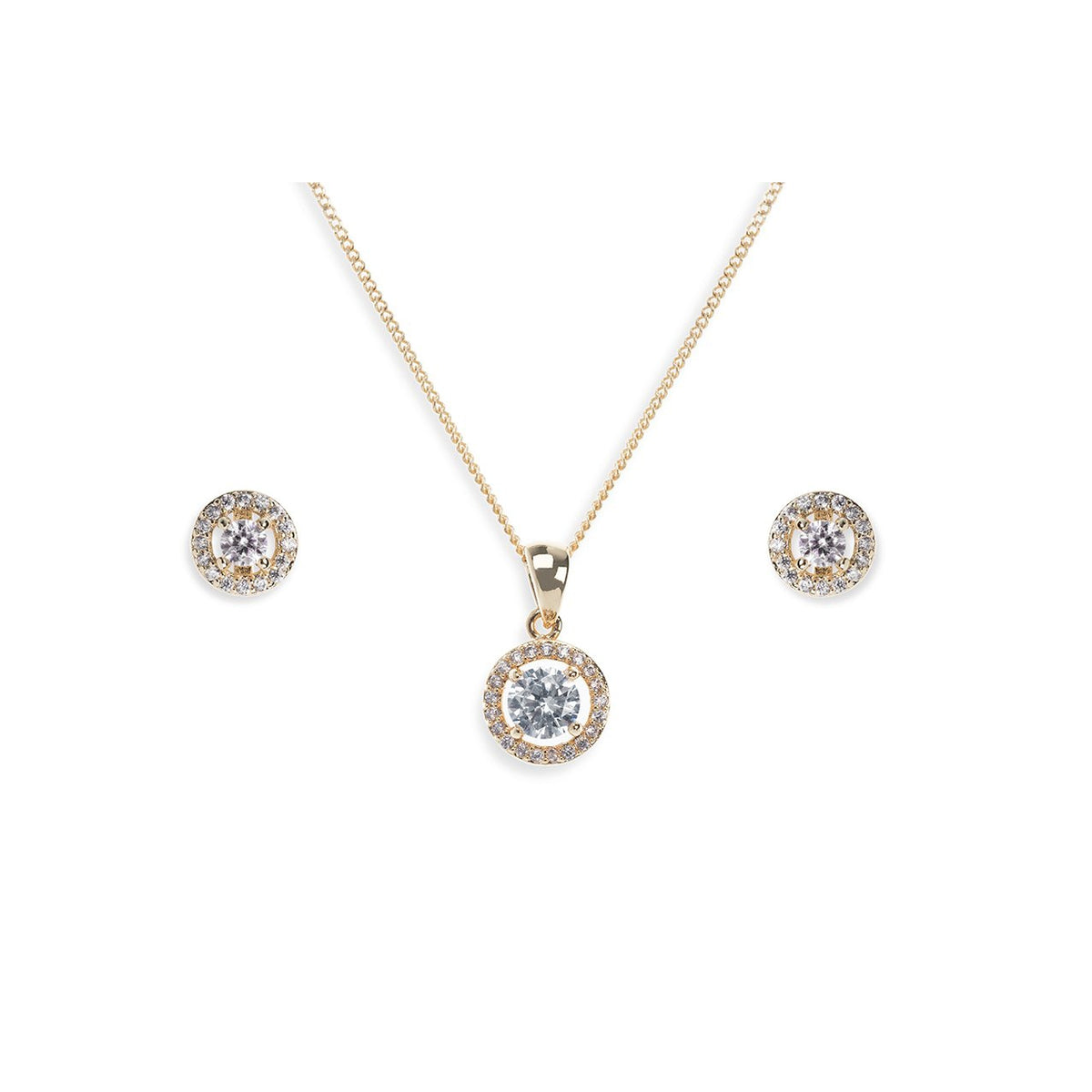 Parure Collier - Boucles d&#39;oreilles&lt;br&gt;Balmoral Or - MP Paris
