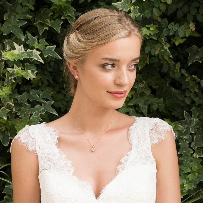 Parure Collier - Boucles d&#39;oreilles&lt;br&gt;Balmoral Or - MP Paris