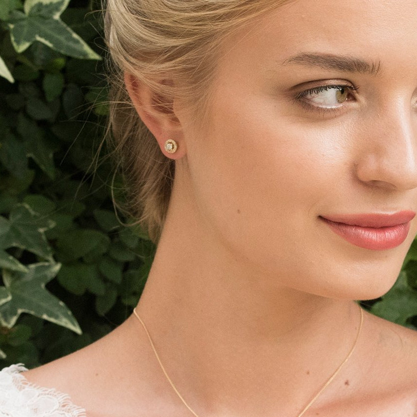 Parure Collier - Boucles d&#39;oreilles&lt;br&gt;Balmoral Or - MP Paris