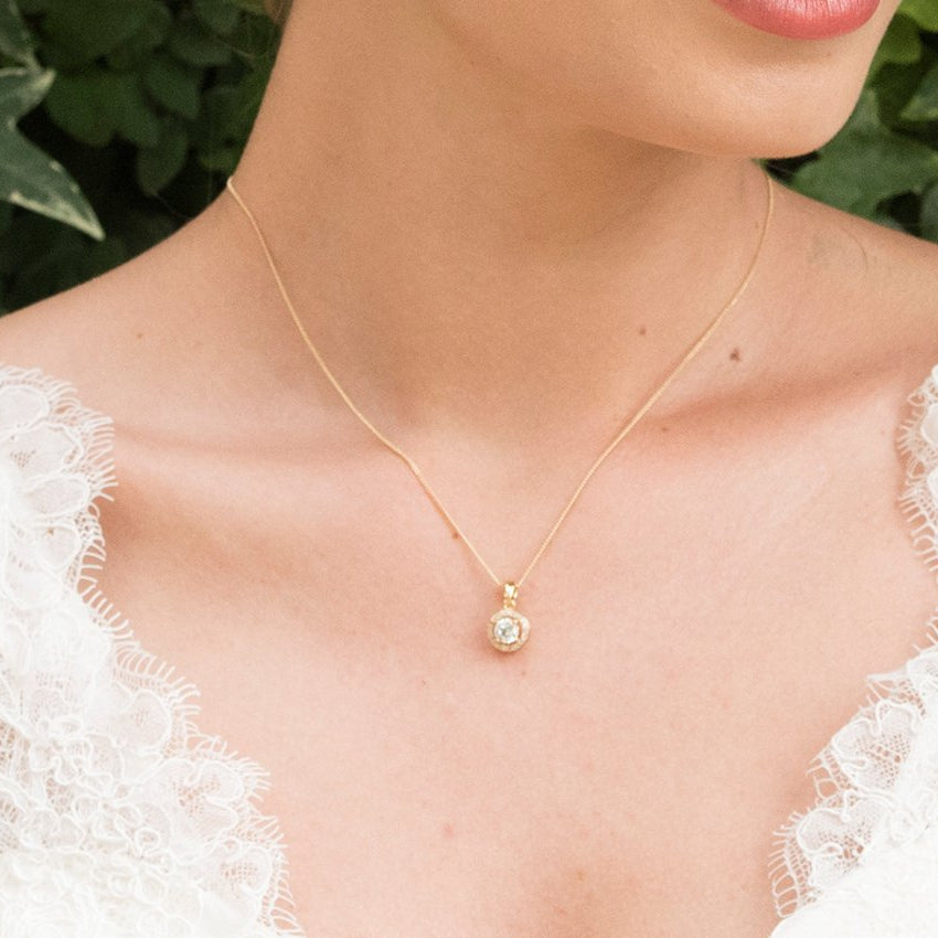 Parure Collier - Boucles d&#39;oreilles&lt;br&gt;Balmoral Or - MP Paris