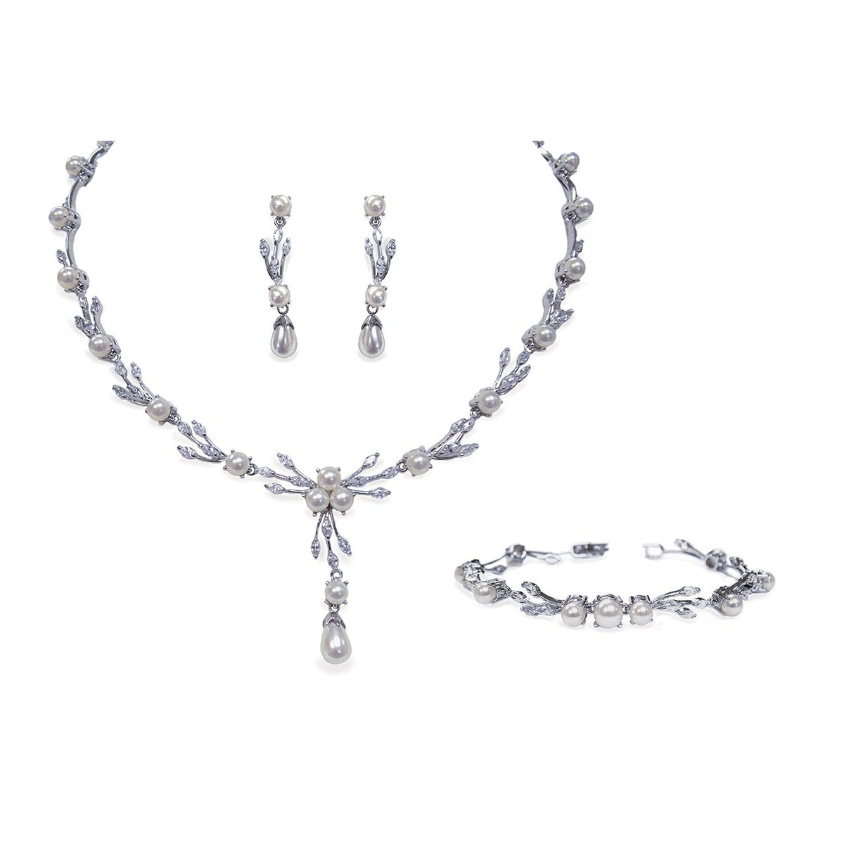 Parure Collier - Boucles d&#39;oreilles - Bracelet&lt;br&gt;Belgravia - MP Paris