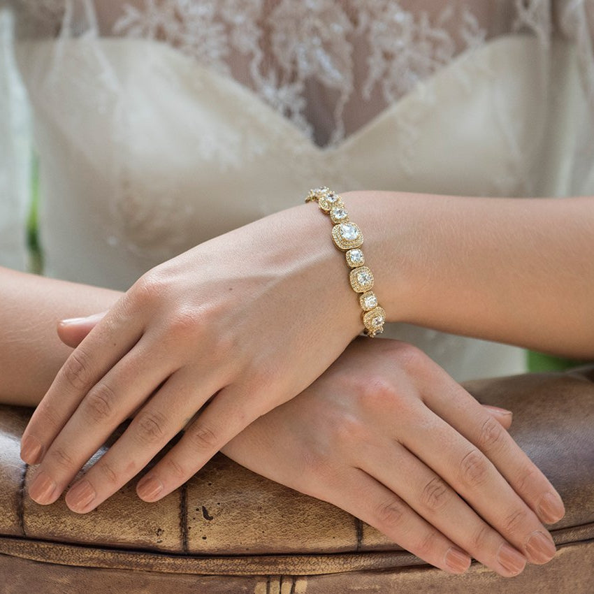 Bracelet de mariée&lt;br&gt;Belize Or - MP Paris