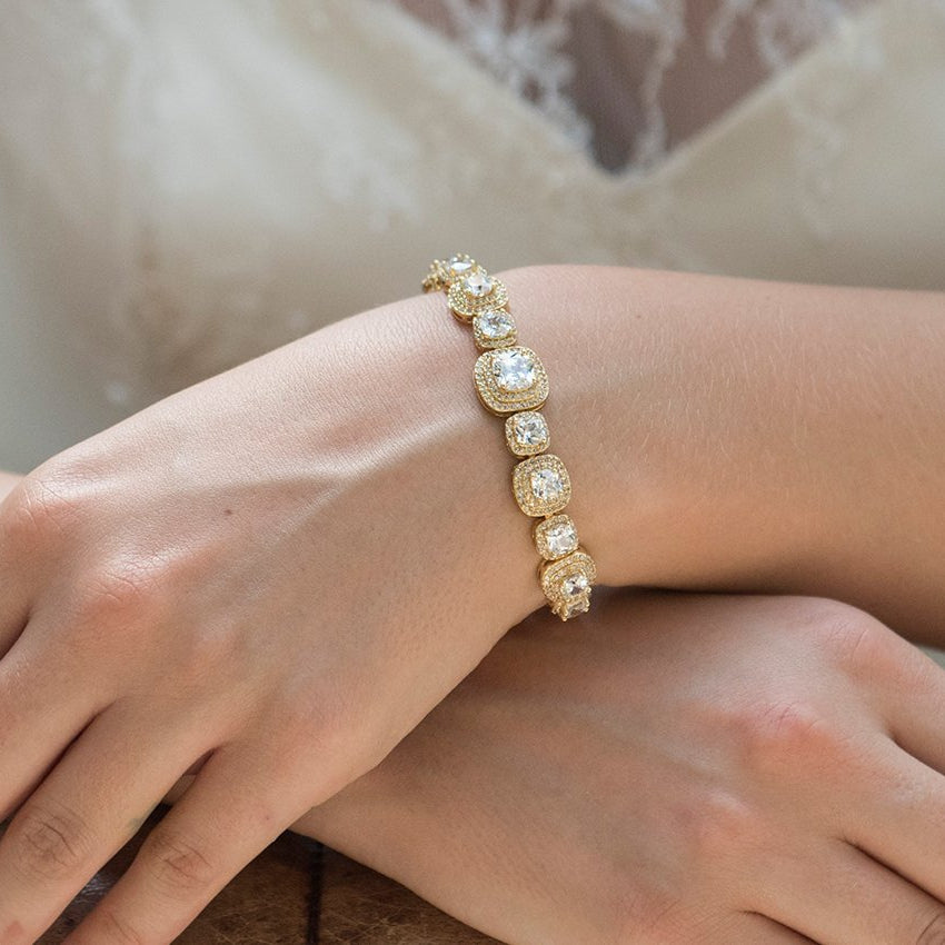 Bracelet de mariée&lt;br&gt;Belize Or - MP Paris