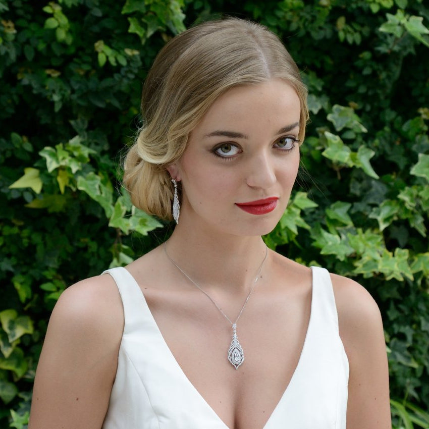 Parure Collier - Boucles d&#39;oreilles&lt;br&gt;Café Royal - MP Paris