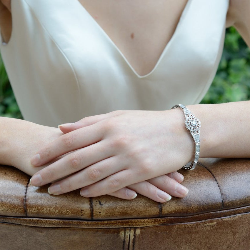 Bracelet de mariée&lt;br&gt;Carlton - MP Paris