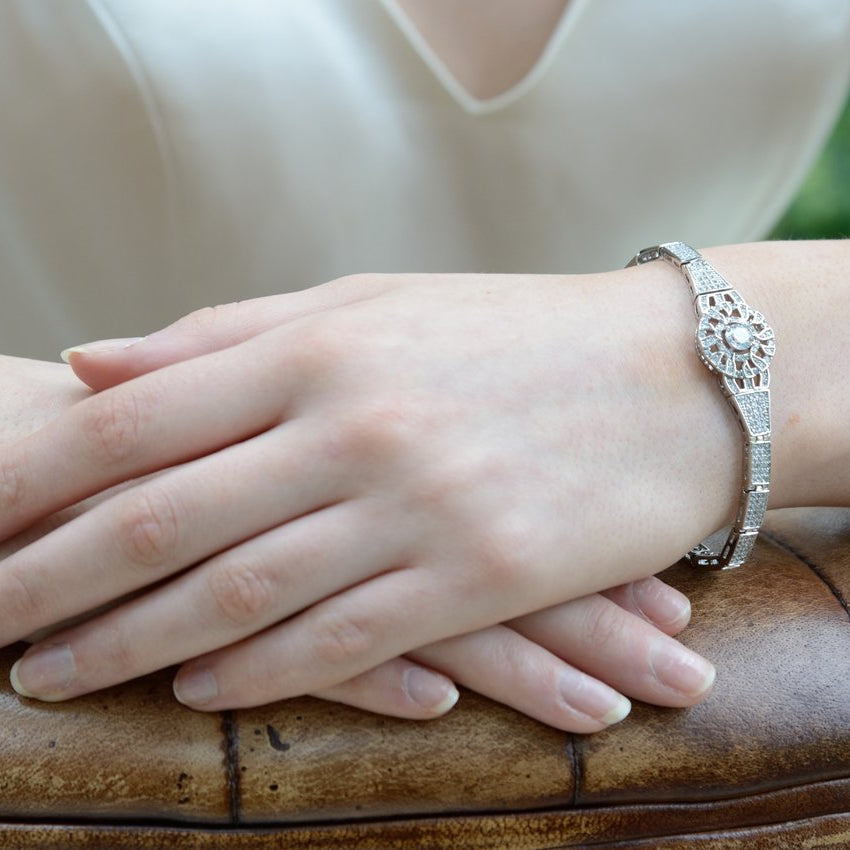 Bracelet de mariée&lt;br&gt;Carlton - MP Paris