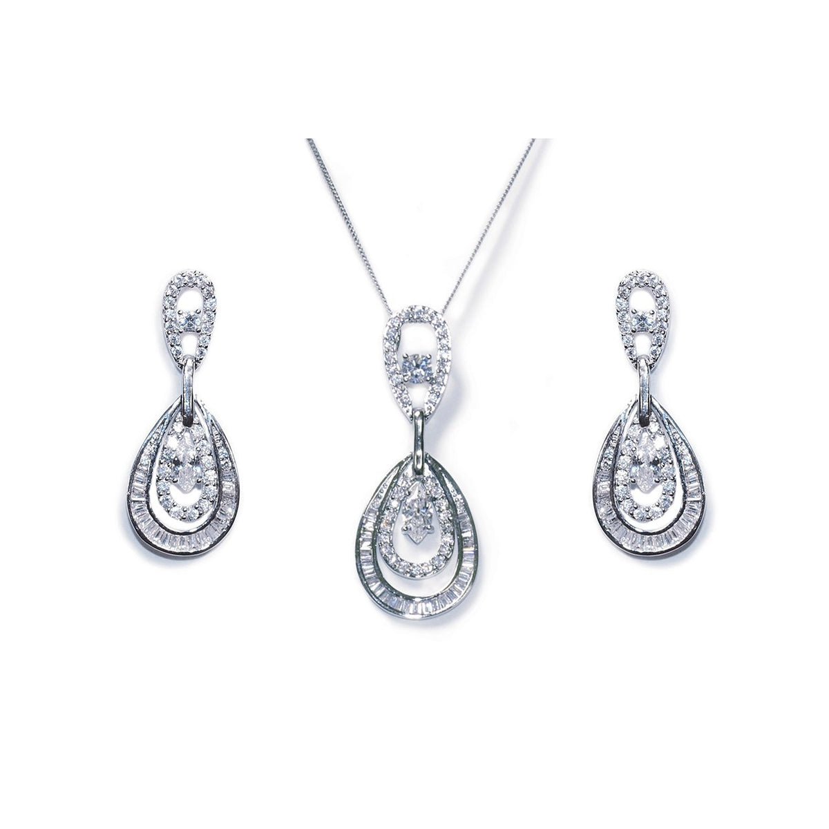 Parure Collier - Boucles d&#39;oreilles&lt;br&gt;Chrysler - MP Paris