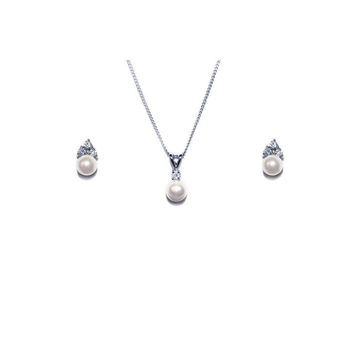 Parure Collier - Boucles d&#39;oreilles&lt;br&gt;Classic Pearl - MP Paris