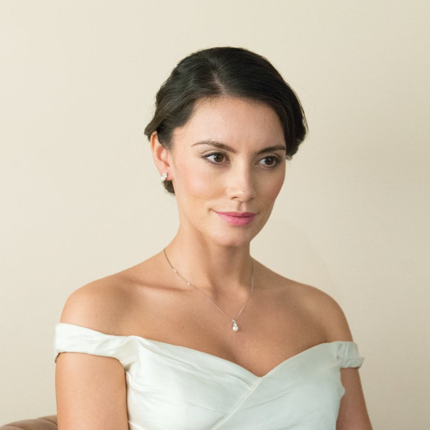 Parure Collier - Boucles d&#39;oreilles&lt;br&gt;Classic Pearl - MP Paris