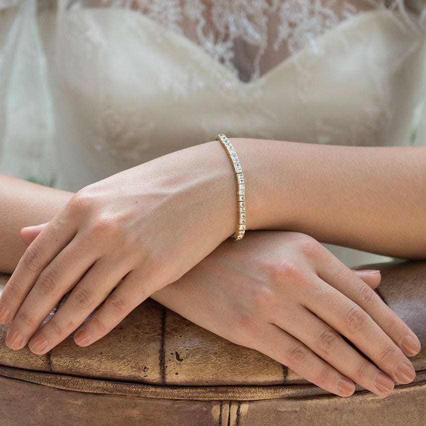 Bracelet de mariée&lt;br&gt;Elegance Or - MP Paris