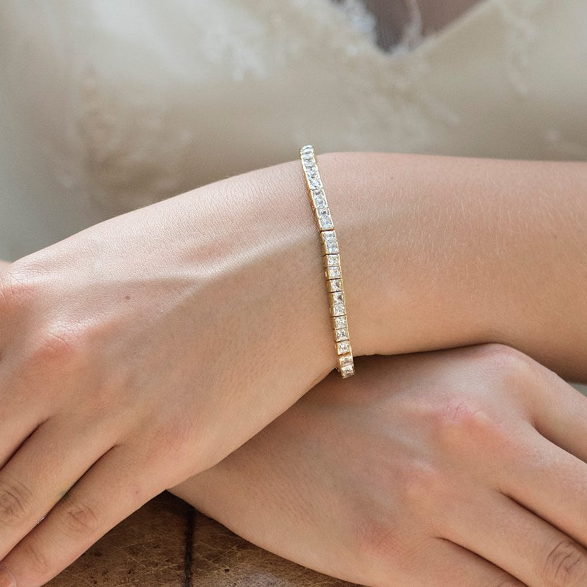 Bracelet de mariée&lt;br&gt;Elegance Or - MP Paris