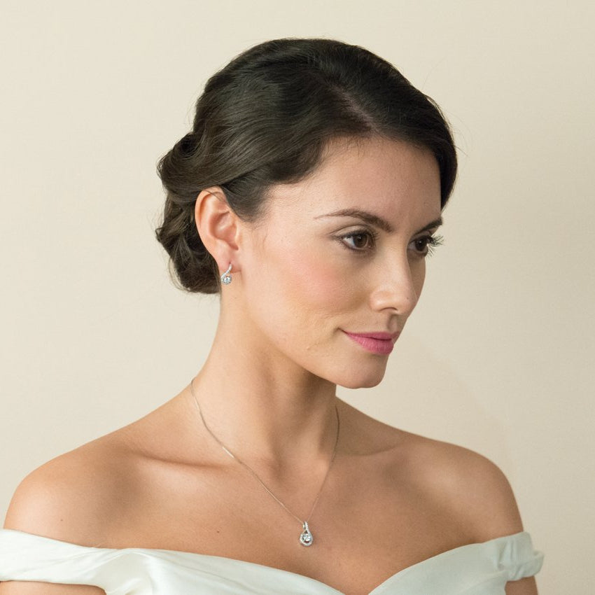 Parure Collier - Boucles d&#39;oreilles&lt;br&gt;Eternity - MP Paris