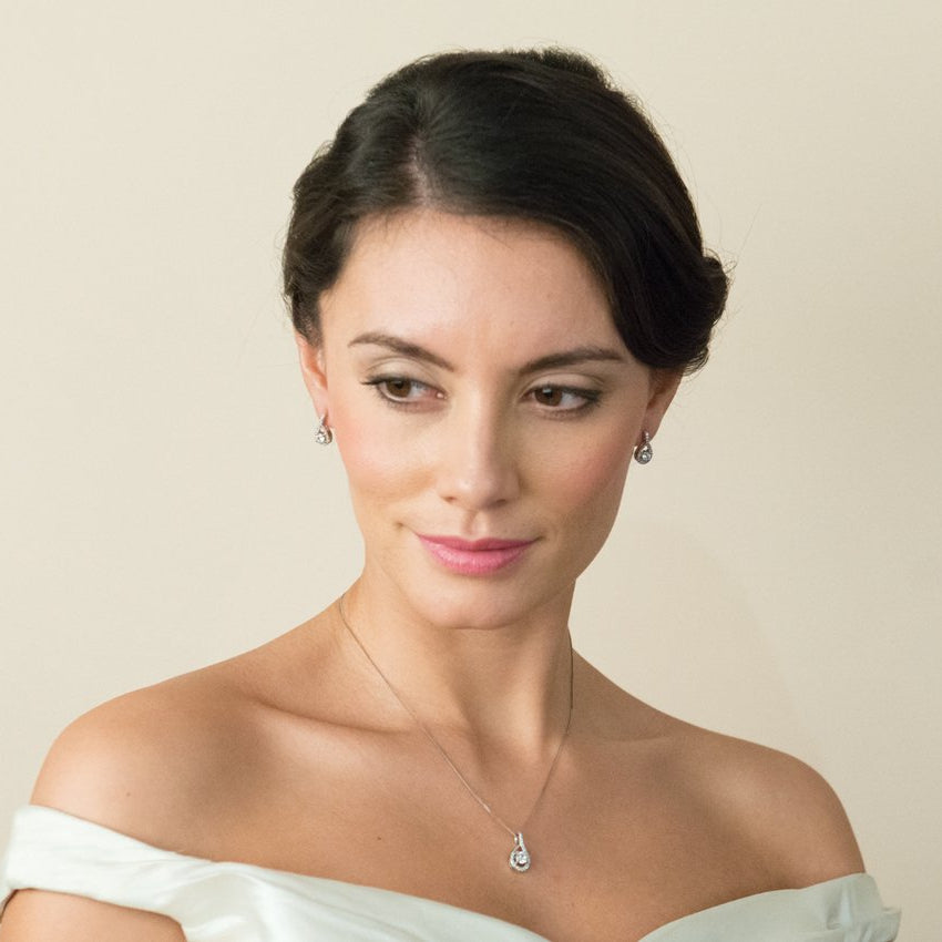 Parure Collier - Boucles d&#39;oreilles&lt;br&gt;Eternity - MP Paris