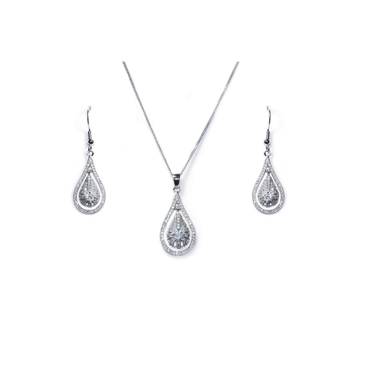 Parure Collier - Boucles d&#39;oreilles&lt;br&gt;Fifth Avenue - MP Paris