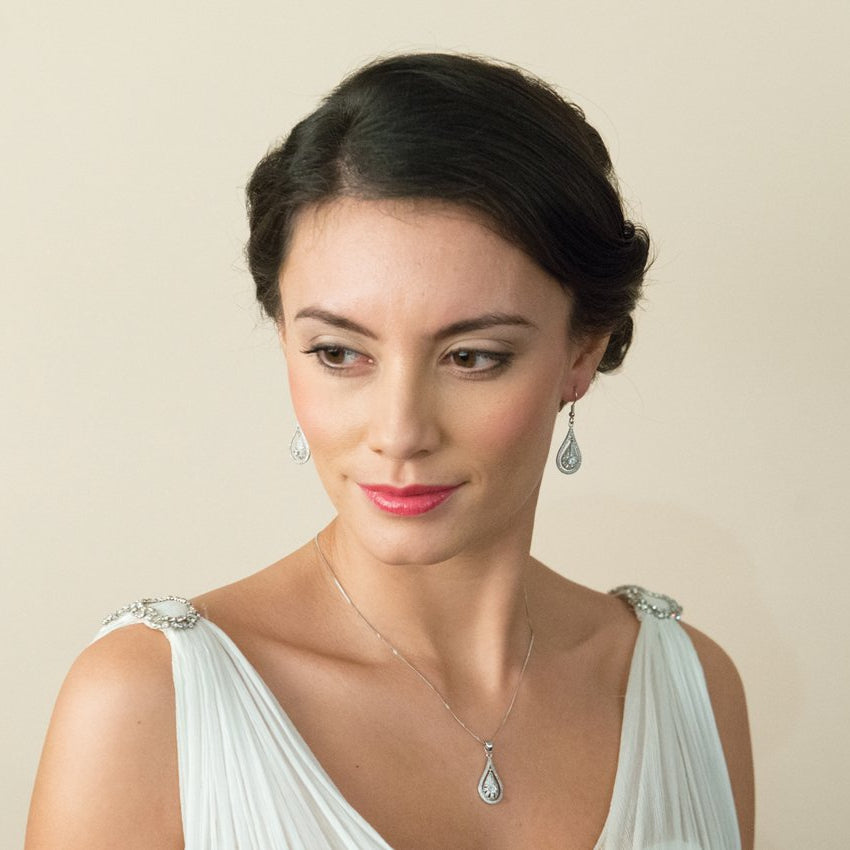 Parure Collier - Boucles d&#39;oreilles&lt;br&gt;Fifth Avenue - MP Paris