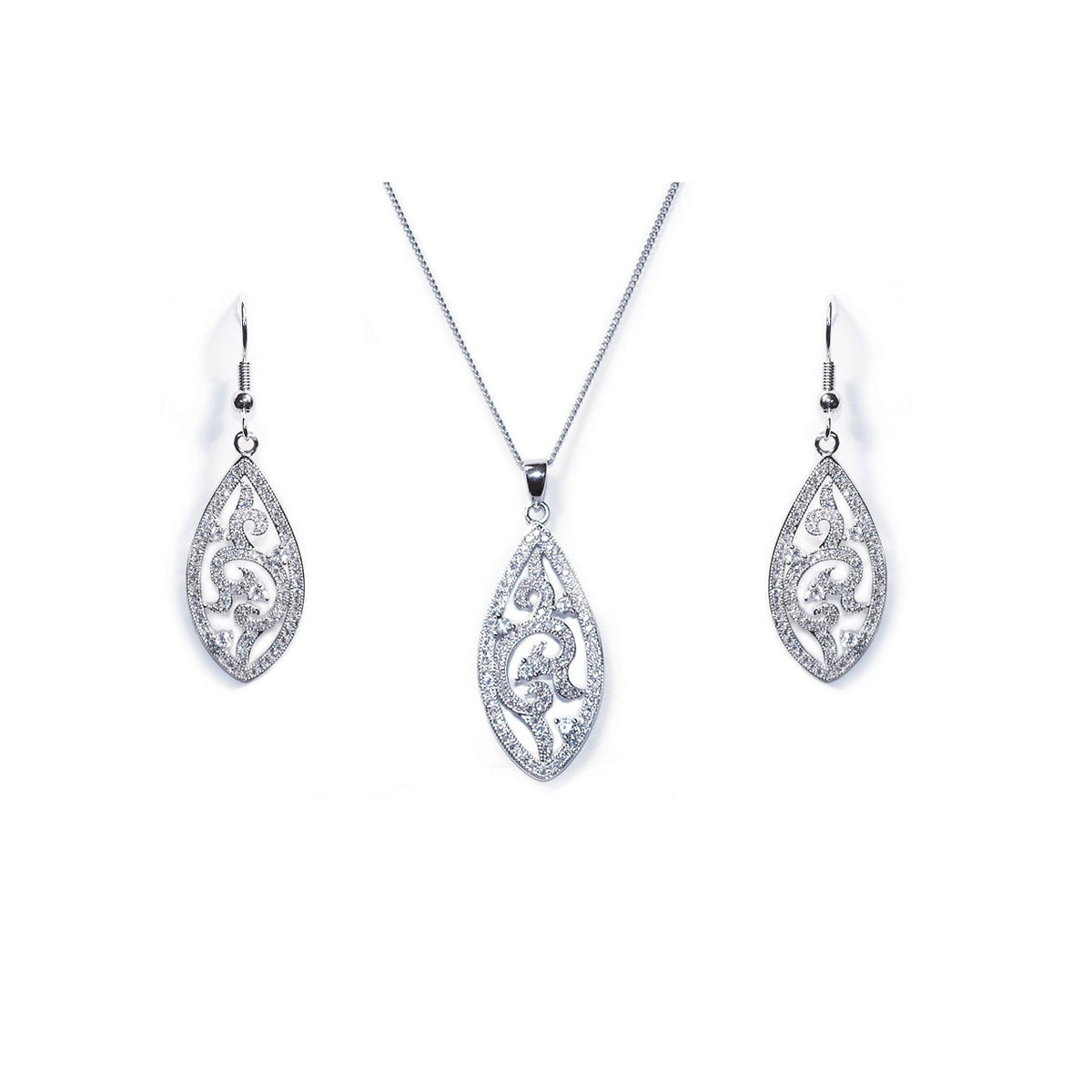Parure Collier - Boucles d&#39;oreilles&lt;br&gt;Fitzgerald - MP Paris