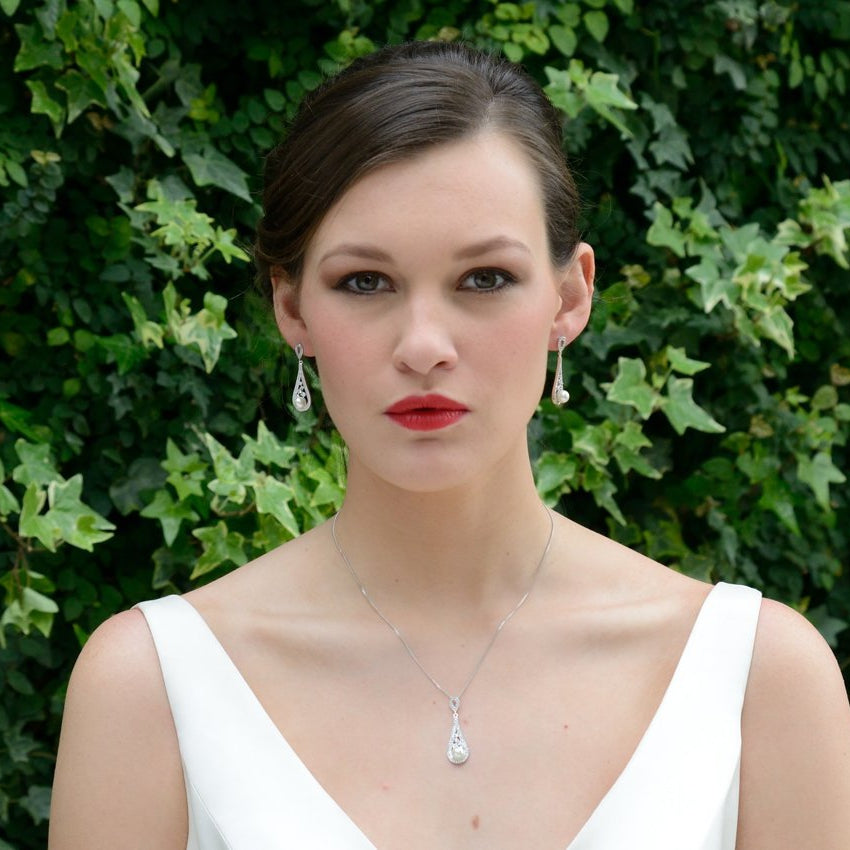 Parure Collier - Boucles d&#39;oreilles&lt;br&gt;Fontaine - MP Paris