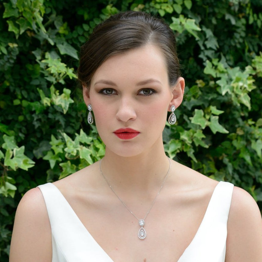 Parure Collier - Boucles d&#39;oreilles&lt;br&gt;Forsythe - MP Paris