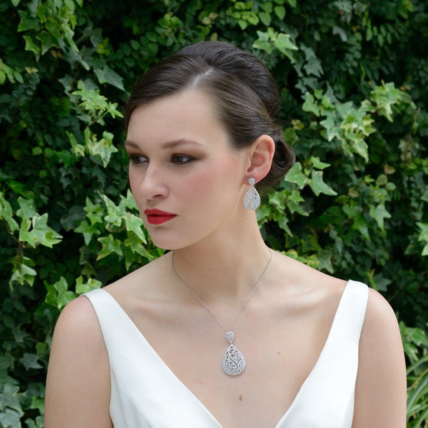 Parure Collier - Boucles d&#39;oreilles&lt;br&gt;Grand Central - MP Paris