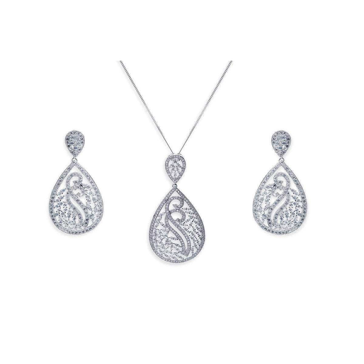 Parure Collier - Boucles d&#39;oreilles&lt;br&gt;Grand Central - MP Paris