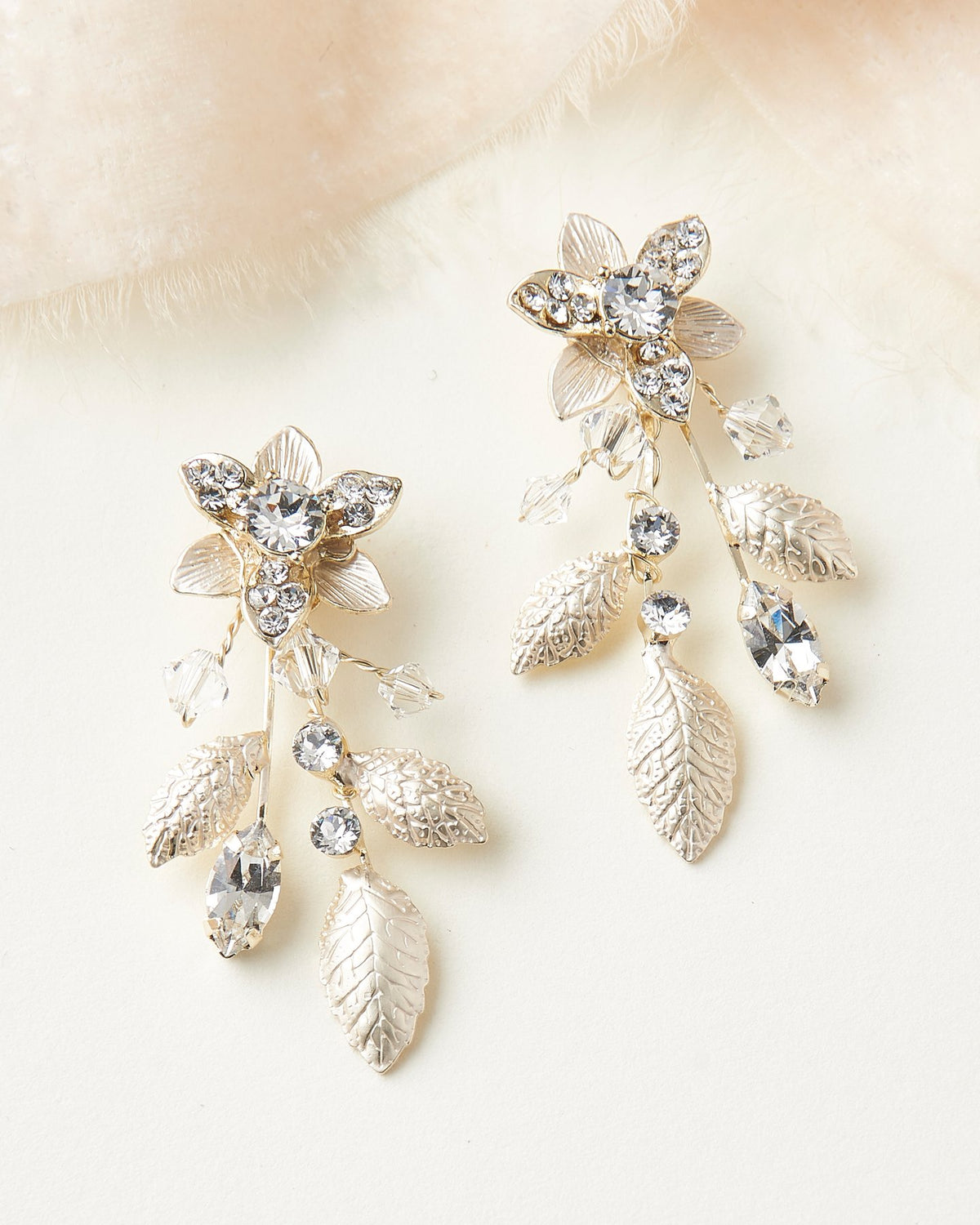 BOUCLES D OREILLES MARIÉE&lt;BR&gt;Katie Or rose