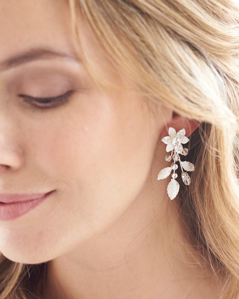 BOUCLES D OREILLES MARIÉE&lt;BR&gt;Katie Or rose