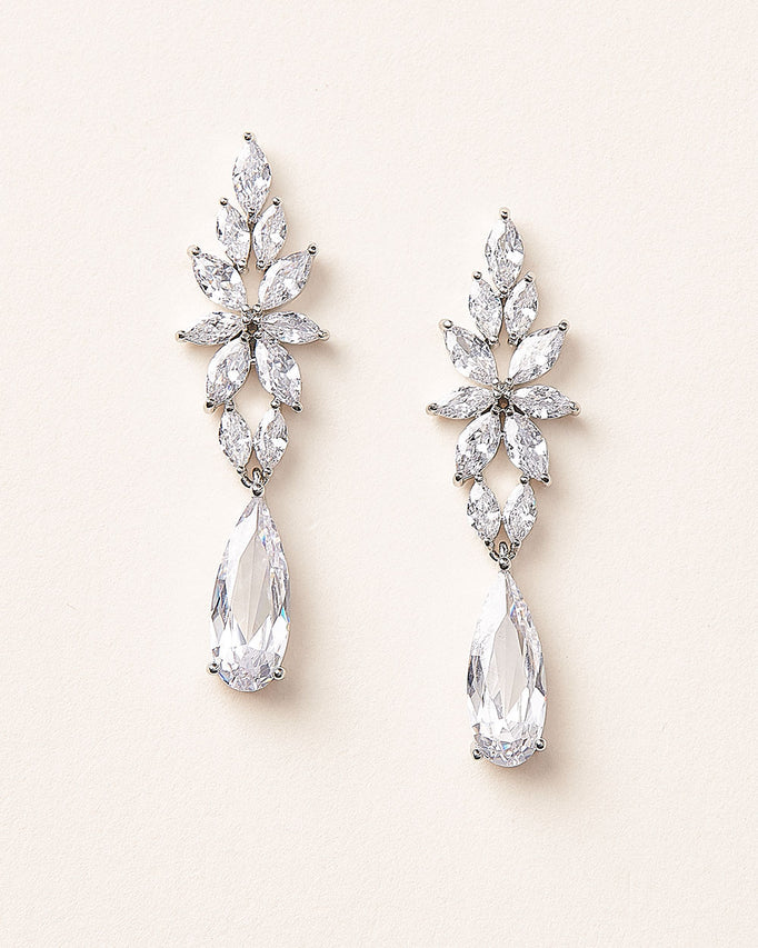 BOUCLES D OREILLES MARIÉE&lt;BR&gt;Monique argent ou rose gold