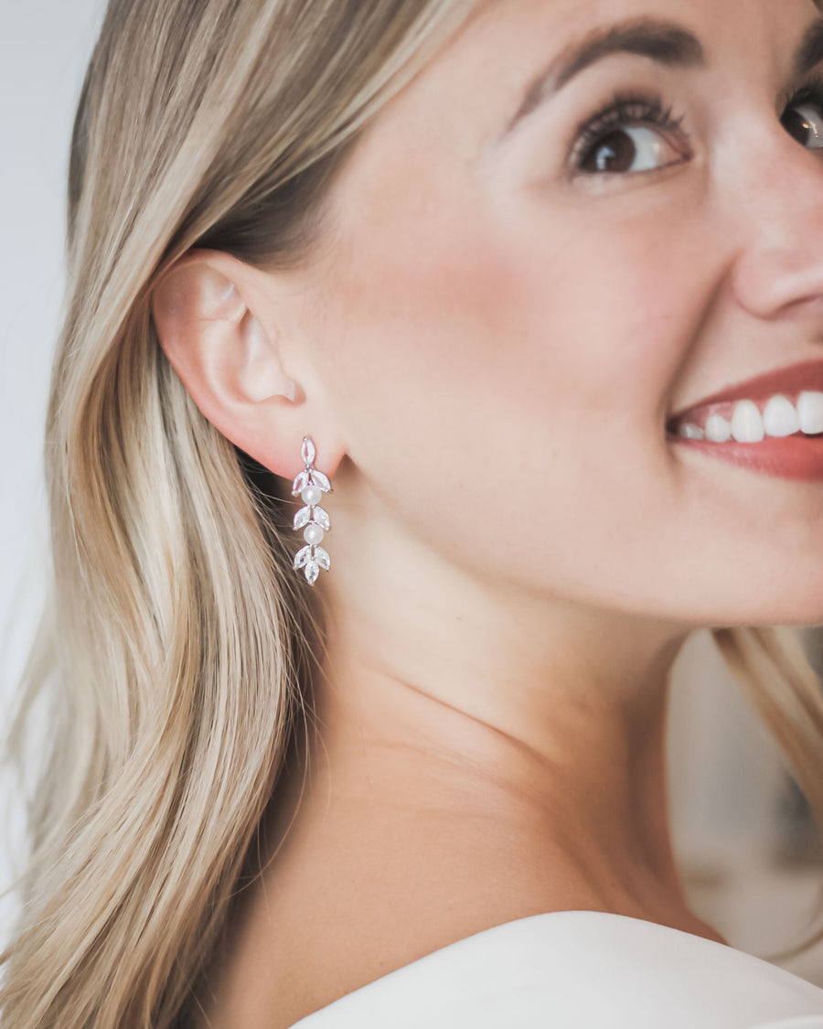BOUCLES D OREILLES MARIÉE&lt;BR&gt;Sydney Pearl