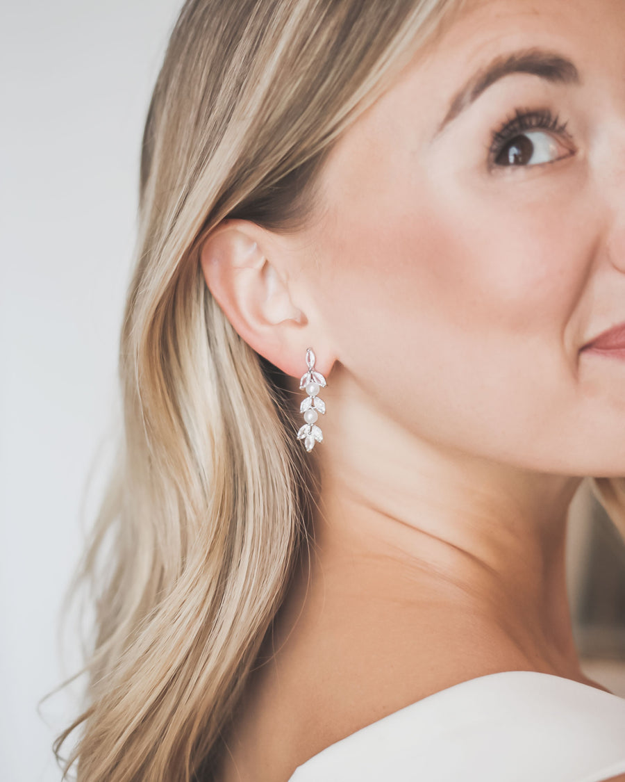 BOUCLES D OREILLES MARIÉE&lt;BR&gt;Sydney Pearl