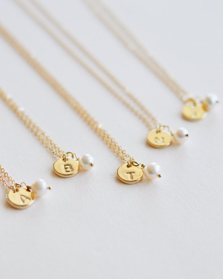 PARURE POUR TEMOINS A PERSONNALISER&lt;BR&gt;Initiale