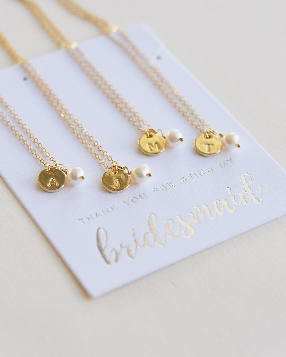 PARURE POUR TEMOINS A PERSONNALISER&lt;BR&gt;Initiale