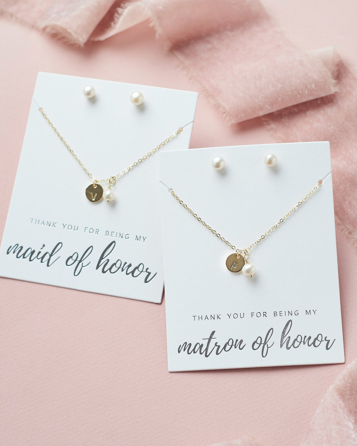 PARURE POUR TEMOINS A PERSONNALISER&lt;BR&gt;Initiale