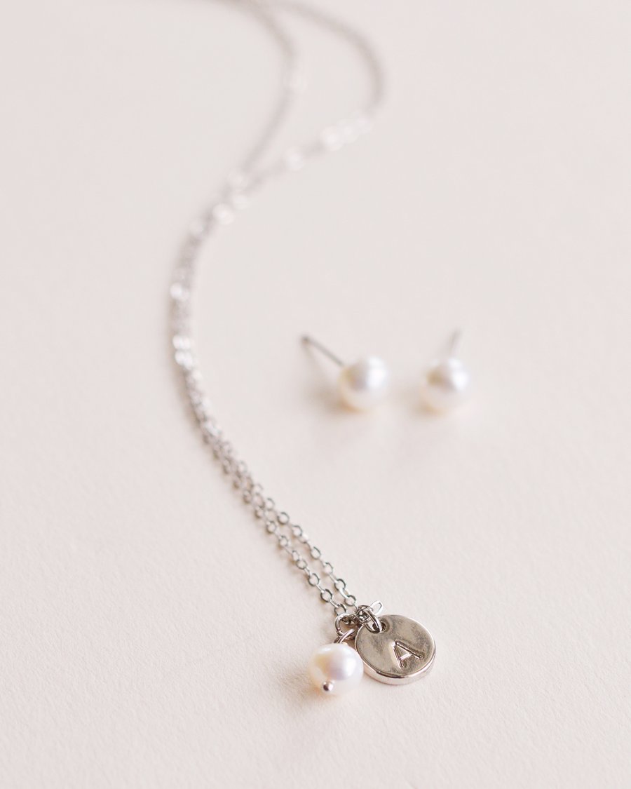 PARURE POUR TEMOINS A PERSONNALISER&lt;BR&gt;Initiale