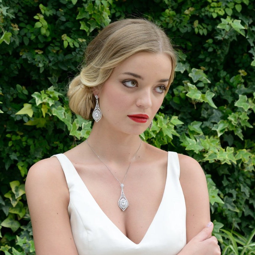 Parure Collier - Boucles d&#39;oreilles&lt;br&gt;Jefferson - MP Paris