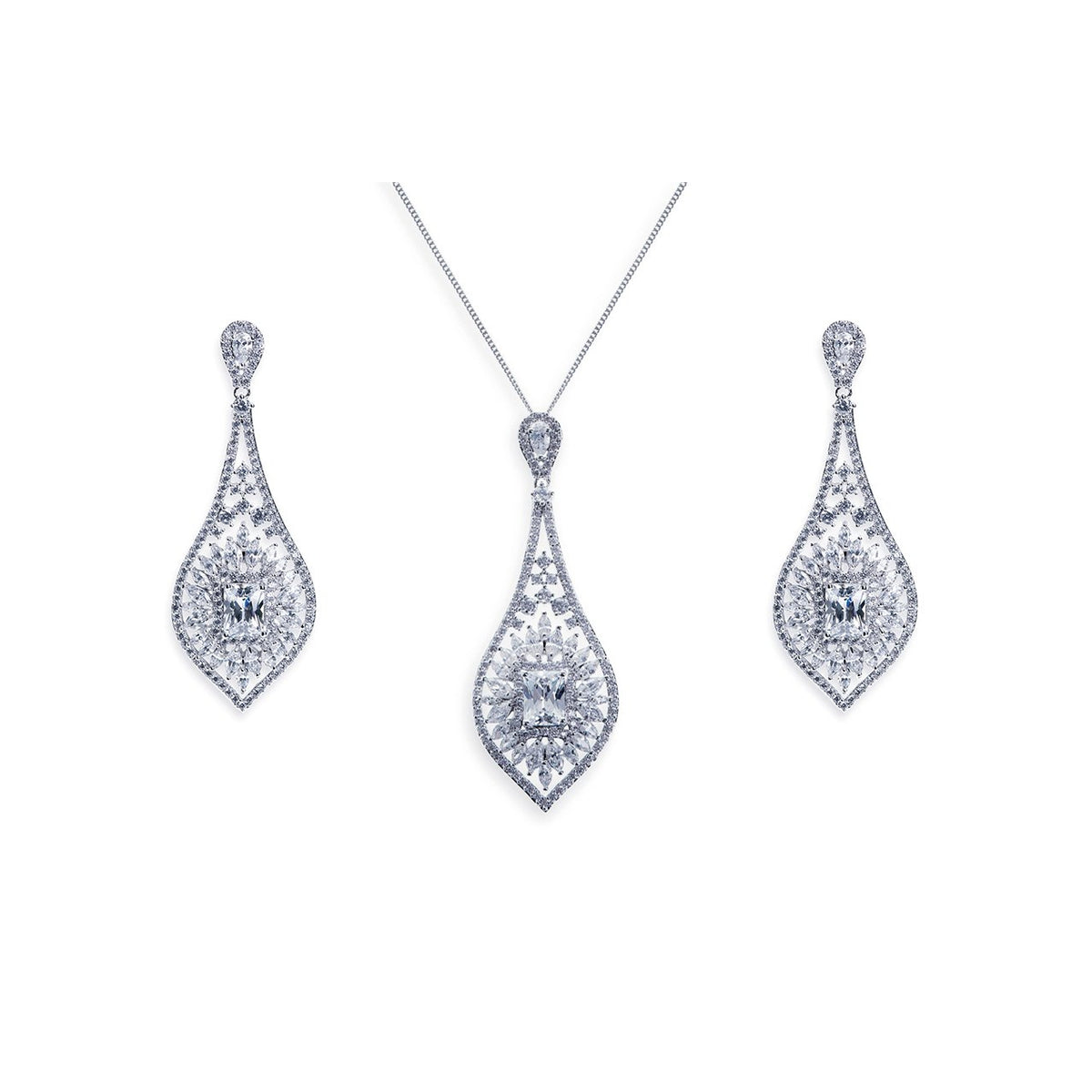 Parure Collier - Boucles d&#39;oreilles&lt;br&gt;Jefferson - MP Paris