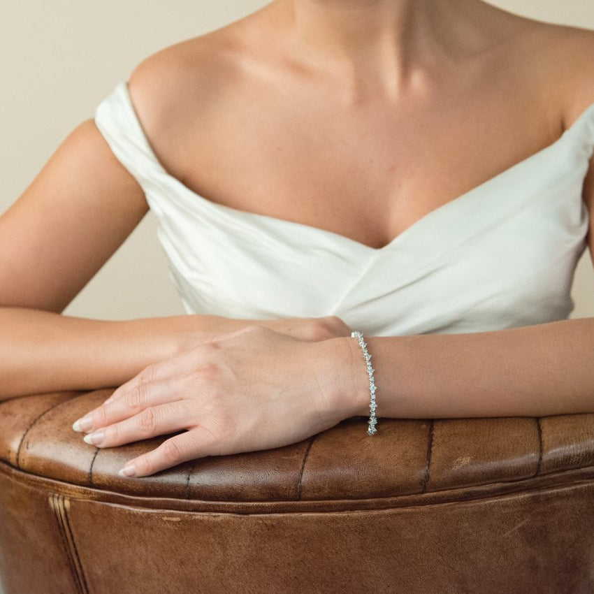 Bracelet de mariée&lt;br&gt;Kensington - MP Paris