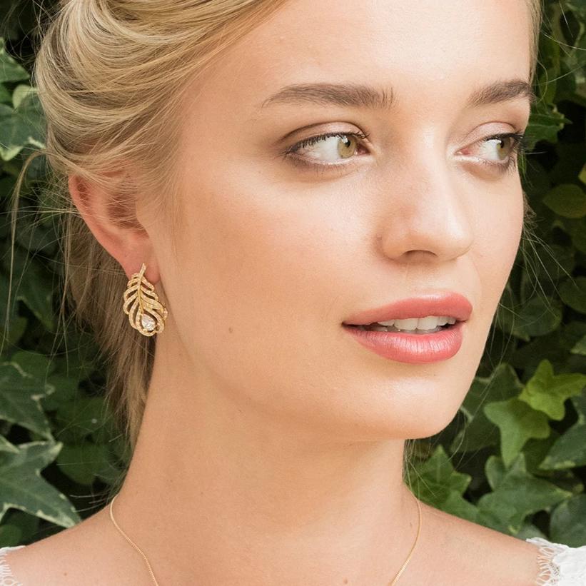 BOUCLES D&#39;OREILLES&lt;br&gt;Long Island Or - MP Paris