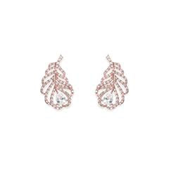 Parure Collier - Boucles d&#39;oreilles&lt;br&gt;Long Island Rose - MP Paris