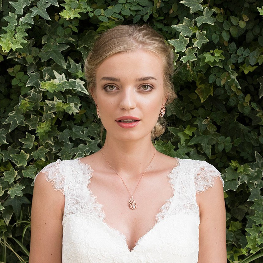 BOUCLES D&#39;OREILLES&lt;br&gt;Long Island Rose - MP Paris