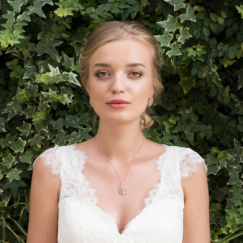 BOUCLES D&#39;OREILLES&lt;br&gt;Long Island Rose - MP Paris