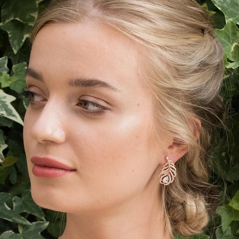 BOUCLES D&#39;OREILLES&lt;br&gt;Long Island Rose - MP Paris