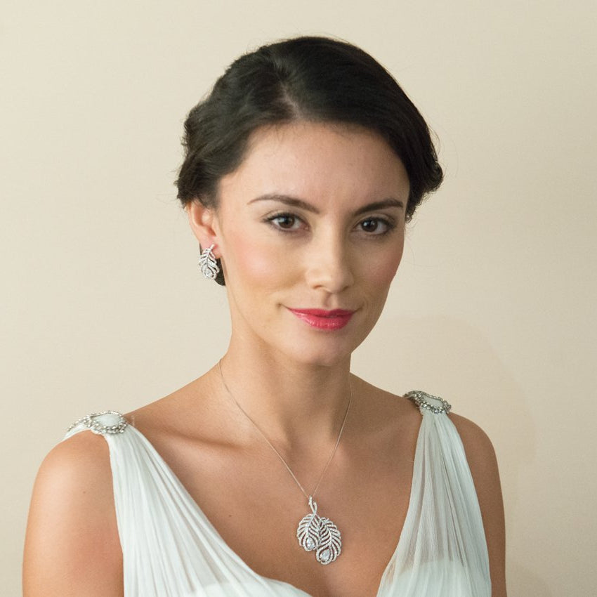 Parure Collier - Boucles d&#39;oreilles&lt;br&gt;Long Island - MP Paris