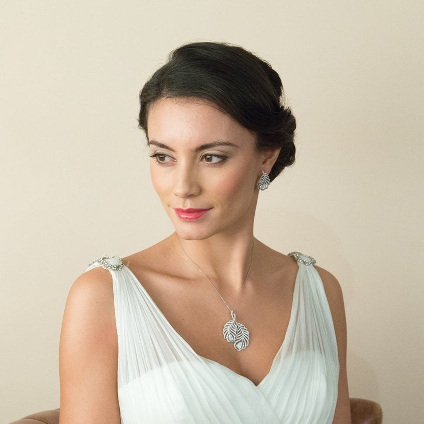 Parure Collier - Boucles d&#39;oreilles&lt;br&gt;Long Island - MP Paris