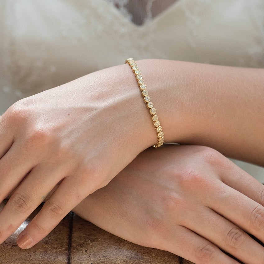 Bracelet de mariée<br>Modena Or - MP Paris