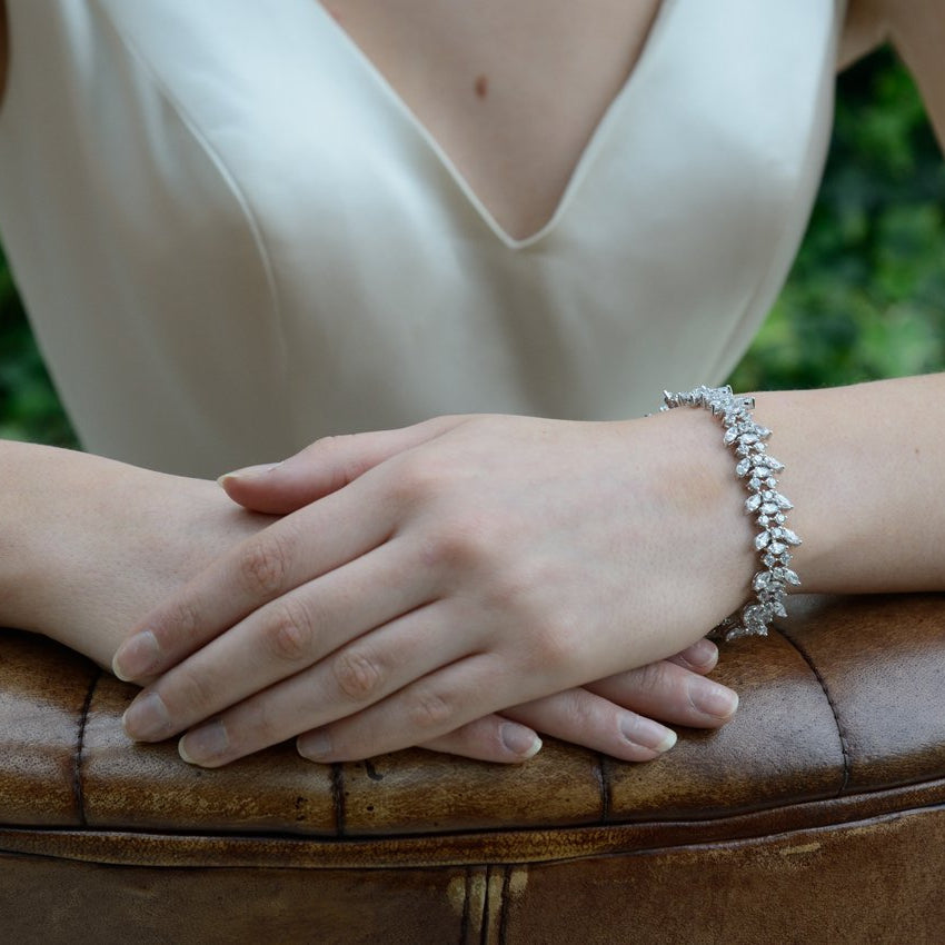 Bracelet de mariée&lt;br&gt;Montague - MP Paris