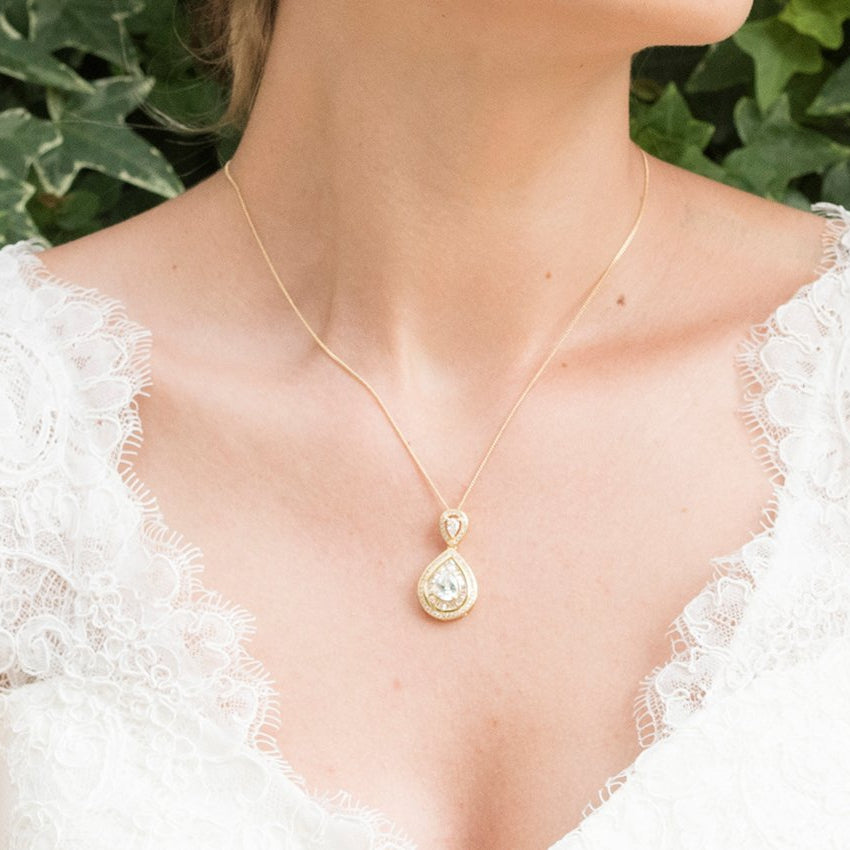 Parure Collier - Boucles d&#39;oreilles&lt;br&gt;Montgomery Or - MP Paris