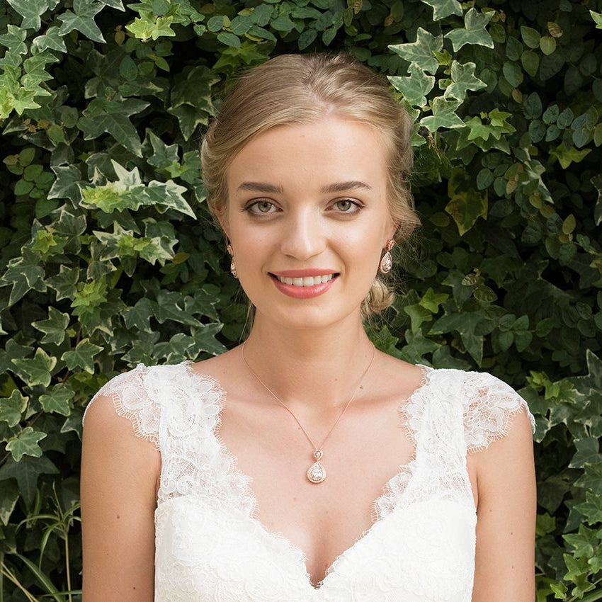 Parure Collier - Boucles d&#39;oreilles&lt;br&gt;Montgomery Rose - MP Paris