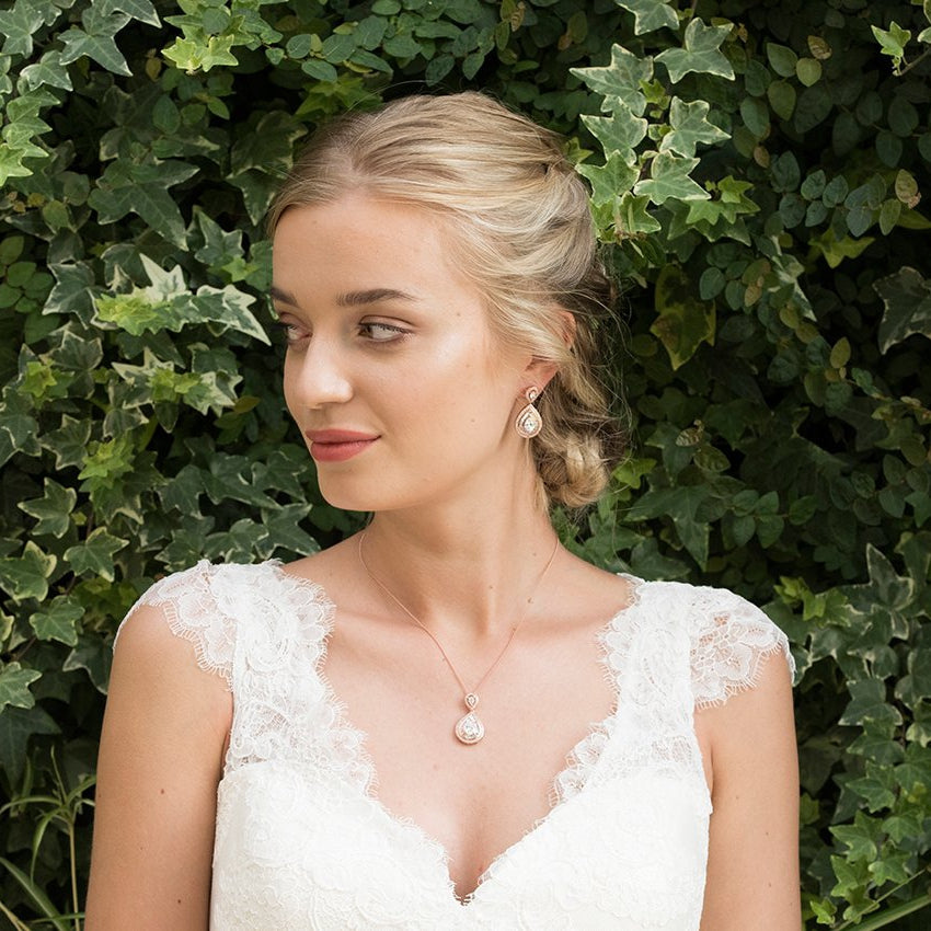 Parure Collier - Boucles d&#39;oreilles&lt;br&gt;Montgomery Rose - MP Paris